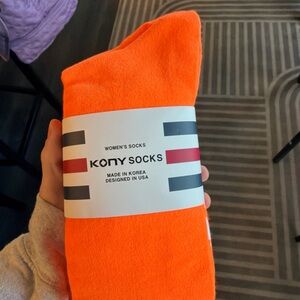 Kony Women's Orange Socks